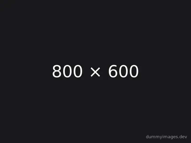 Generated dummy image preview